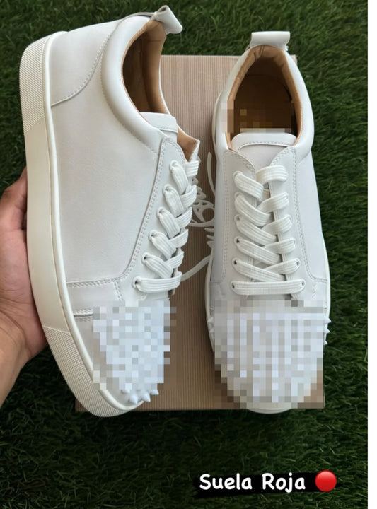 White Leather & spikes CL💎